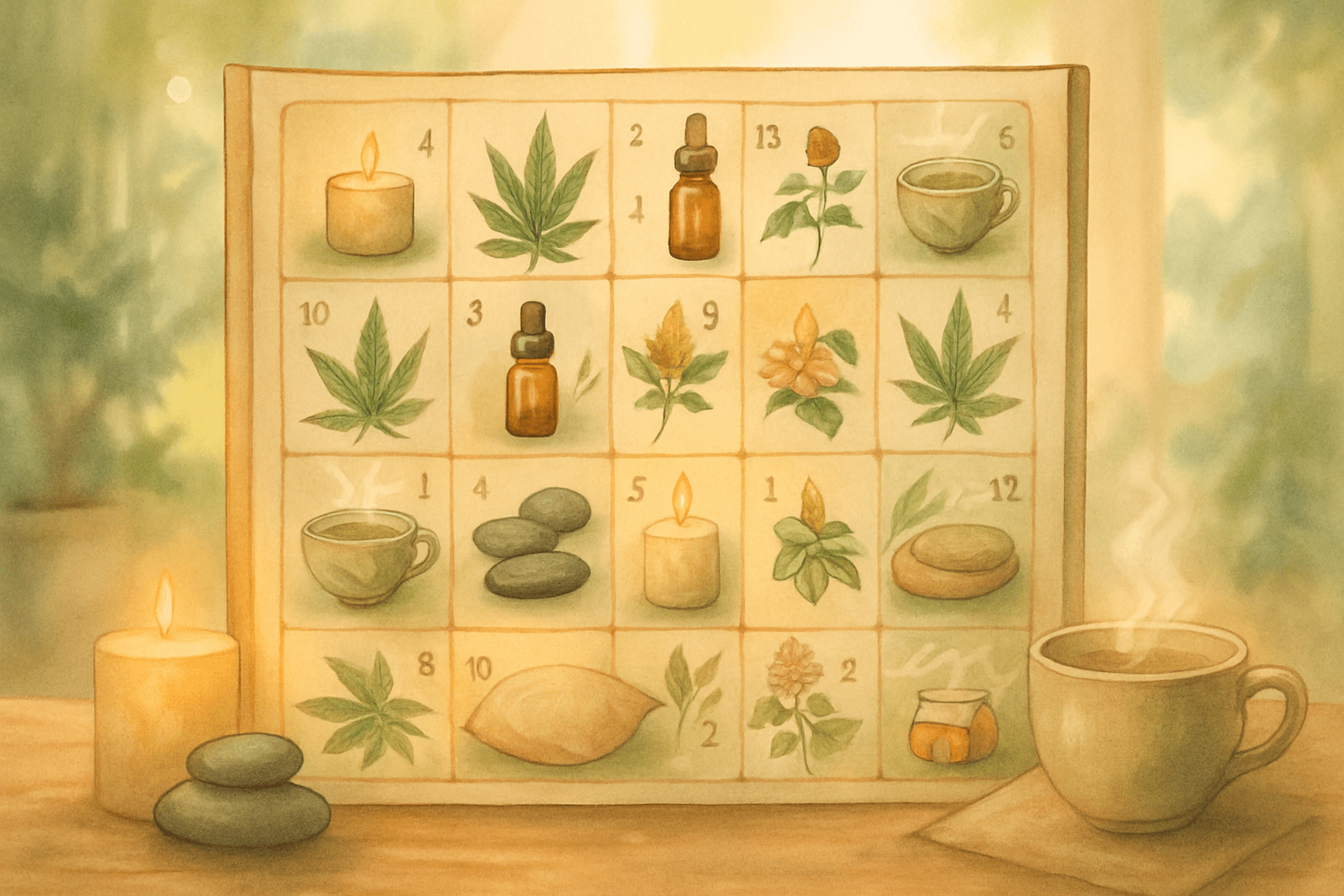découvrez le calendrier de l’avent cbd 2025 : 24 surprises bien-être pour profiter pleinement de chaque jour avec détente et plaisir.