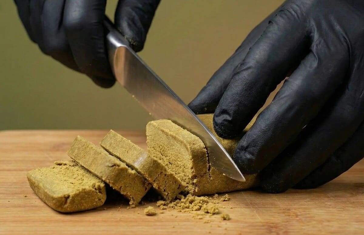 resine-cbd-puissante-imperial-jaune-decoupe-maison-sativa